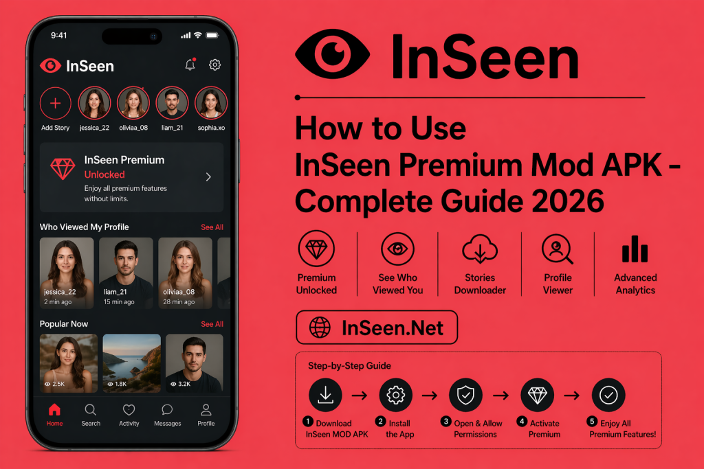 How to Use InSeen Premium Mod APK